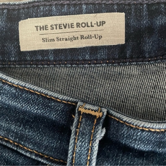 AG Adriano Goldschmied The Stevie Roll Up Slim Straight Jeans Size 27 - Picture 4 of 12